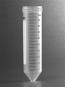 431472 | Corning® 50 mL PP Centrifuge Tubes, Bulk Packed with No Cap, Sterile, 25/Sleeve, 500/Case