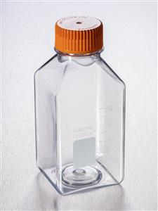 431532 | Corning® 500 mL Square PET Storage Bottles with 45 mm Caps