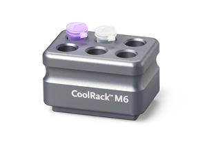 432034 | Corning® CoolRack M6, Holds 6 x 1.5 or 2 mL Microcentrifuge Tubes, Gray