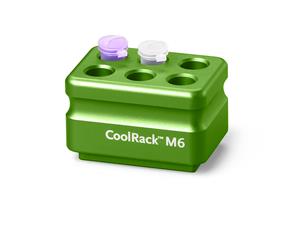 432035 | Corning® CoolRack M6, Holds 6 x 1.5 or 2 mL Microcentrifuge Tubes, Green