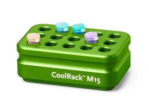 432038 | Corning® CoolRack M15, Holds 15 x 1.5 or 2 mL Microcentrifuge Tubes, Green