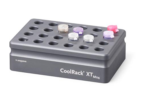 432040 | CoolRack XT M24 holds 24 x 1.5 or 2ml microfuge tu
