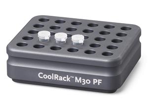 432048 | Corning® CoolRack M30-PF, Holds 30 x 1.5mL Microcentrifuge Tubes, Tapered Wells for Conical Tubes, Gray