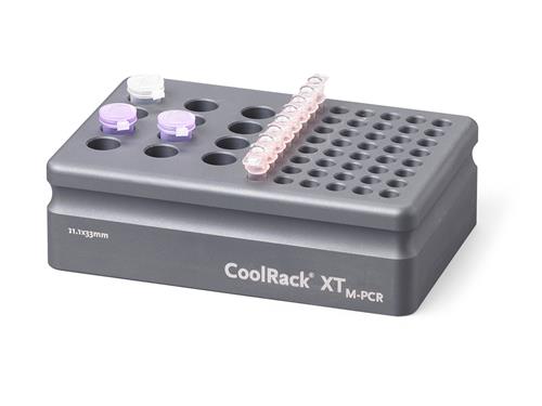 432054 | Corning® CoolRack XT-M-PCR, Holds 12 x 1.5 or 2 mL Microcentrifuge Tubes and 6 Strip Wells