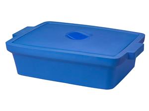 432100 | Corning® Ice Pan, Rectangular with Lid, Maxi 9L, Blue