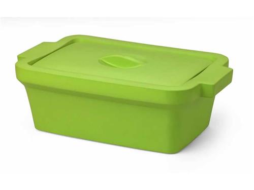 432112 | Corning® Ice Pan, Rectangular with Lid, Midi, 4L, Lime Green