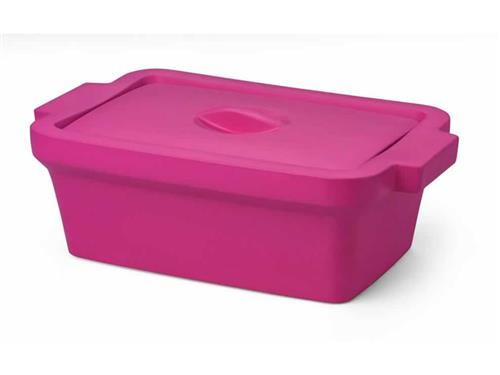 432113 | Corning® Ice Pan, Rectangular with Lid, Midi, 4L, Pink