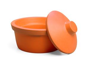 432132 | Corning® Ice Bucket with Lid, Round, 2.5L, Orange