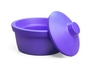 432135 | Corning® Ice Bucket with Lid, Round, 2.5L, Purple