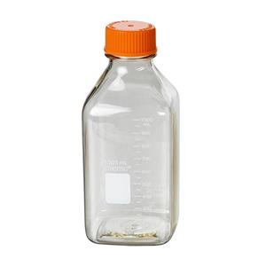 432234 | Corning® PET Bottle, 1 L, Graduated, 31 mm Screw Cap validated against IATA, Sterile, Triple-bagged, Pre-assembled, 12/Tray, 24/CS