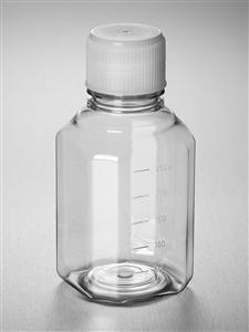 432232 | Corning® PET Bottle, 250 mL, Graduated, 31 mm Screw Cap validated against IATA, Sterile, Triple-bagged, Pre-assembled, 24/Tray, 72/CS
