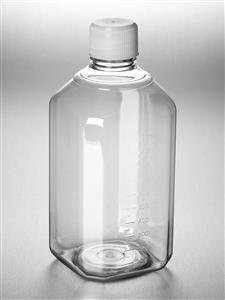 432334 | Corning® PET Bottle, 1000 mL, Graduated, Validated Against IATA Standards Screw Cap, Sterile, Pre-Assembled, 12/Tray