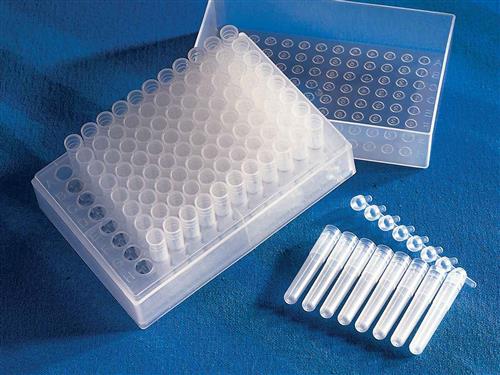 4411 | Corning® 96w Polypropylene Cluster Tubes, Ind Format, Sterile, 96 Tubes/Rack, 960 Tubes/CS