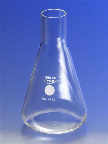 4442-1L | PYREX® 1L Long Neck Shaker Erlenmeyer Flask