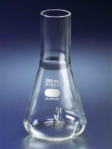 4444-125 | PYREX® 125 mL Delong Shaker Erlenmeyer Flask with Baffles