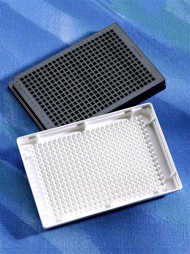 4513 | Corning® 384w LowVol White Round Bottom Polystyrene NBS Microplate, 10/Bag, no Lid, Nonsterile