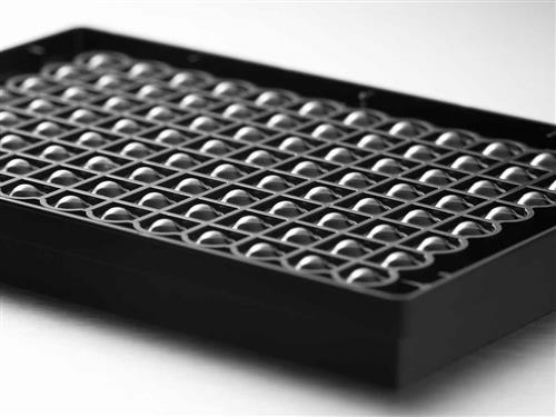 4515 | Corning® 96w Black/Clear Round Bottom Ultra-Low Attachment Spheroid Microplate,,Lid, Sterile