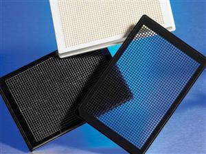 4571 | Corning® 1536w White High Base Cyclic Olefin Copolymer TC-Treated Microplate, 10/Bag, no Lid,,Bar Code on Long Side, Sterile