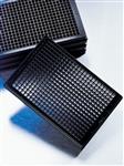 4596 | Corning® 384-well Black/Clear Bottom Low Flange Fibronectin-Coated Microplate, Bulk Packed