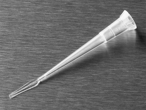 4815 | Corning® 0.2-10 µL Flat Microvolume Gel-Loading Pipet Tips, Fits Gilson® Micropipettors, Natural, Nonsterile, 200 Tips/Rack, 2 Racks/CS, 400 Tips/CS