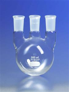 4950-5L | PYREX® 5L Three Neck Distilling Flask with Vertical Neck 24/40 Standard Taper Joints