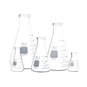 4980-PACK | PYREX® Narrow Mouth Erlenmeyer Flask Assortment Pack with Heavy Duty Rim