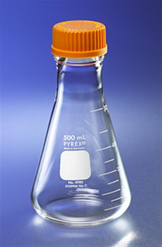 4995-1L | PYREX 1L Wide Mouth Erlenmeyer Flasks with GL45 Sc