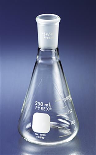 5000-125 | PYREX 125mL Narrow Mouth Erlenmeyer Flask with 24