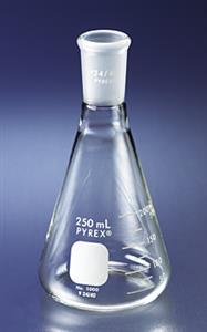 5000-250 | PYREX® 250 mL Narrow Mouth Erlenmeyer Flask with 24/40 Standard Taper Joint