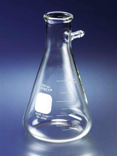5340-250 | PYREX 250mL Heavy Wall Filtering Flasks with Sidea