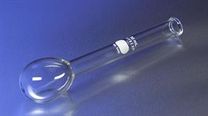 5440-30 | PYREX® 30 mL Round Bottom Micro Kjeldahl Flask with Long Neck