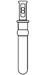 5640-1 | PYREX® 1 mL Class A Volumetric Flasks with PYREX® Glass Standard Taper Stopper