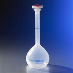 5641P-500 | Corning® 500 mL Class B Reu Plastic Vol Flask, Polypropylene,19/26 Tapered PP Stopper