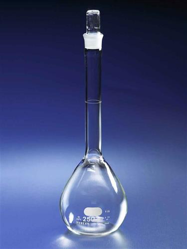 5641-25 | PYREX® 25 mL Economy Volumetric Flasks, Glass Standard Taper Stopper