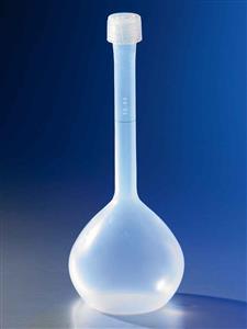 5650P-100 | Corning® 100 mL Class A Reu Plastic Vol Flask, Perfluoroalkoxy-copolymer,GL-18 Screw Cap