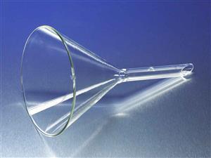 6100-6 | PYREX® Plain 147 mm Diameter 60° Angle Funnel with Long Wide Stem