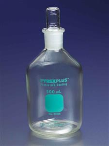 61500-250 | PYREXPLUS® 250 mL Narrow Mouth Reagent Storage Bottles with Standard Taper Stopper