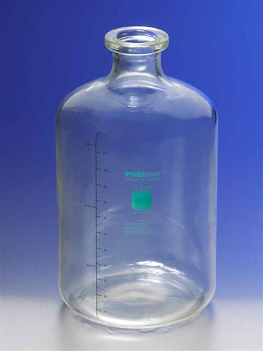 61596-19L | PYREXPLUS® Coated 19L Solution Carboy with Tooled Neck