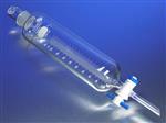 6383-500 | PYREX® 500 mL Cylindrical Separatory Funnel, Graduated, PTFE Product Standard Stopcock, Glass Standard Taper Stopper