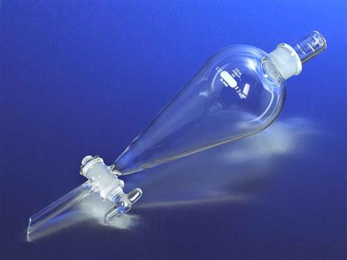 6400-6L | PYREX® 6L Squibb Glass Separatory Funnel, Glass Standard Taper Stopper and Standard Taper Stopcock