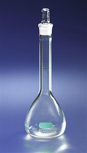 65640-2L | PYREXPLUS® Coated 2L Class A Volumetric Flask with Glass Standard Taper Stopper