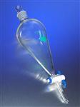 66402-500 | PYREXPLUS® Coated 500 mL Squibb Separatory Funnel, PTFE Product Standard Stopcock, Glass Standard Taper Stopper