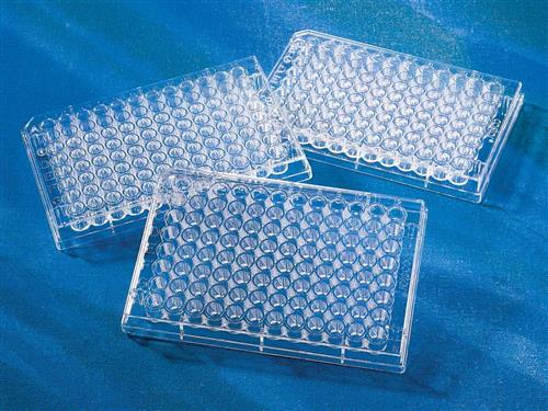 7007 | Corning® 96w Clear Round Bottom Ultra-Low Attachment Microplate, Indly Wrapped,,Lid, Sterile