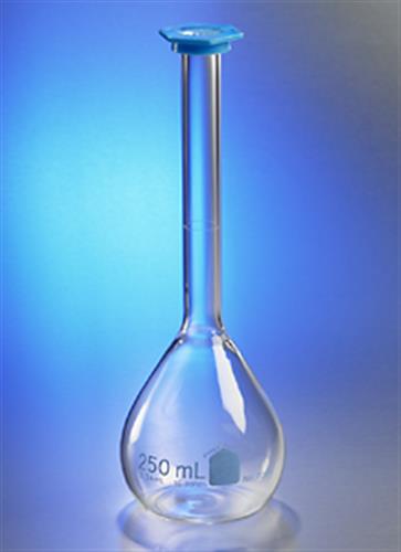 70581-10 | PYREX® VISTA™ 10 mL Class B, Volumetric Flask with Polyethylene Snap-Cap
