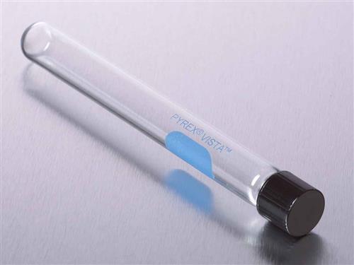 70825-20 | PYREX® VISTA™ 25 mL Screw Cap Culture Tubes with Phenolic Caps, 20x125 mm