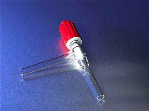 7473-10 | PYREX® 0-10 mm Plain Bore Rotaflo® Two-Way 90° Angle Stopcock