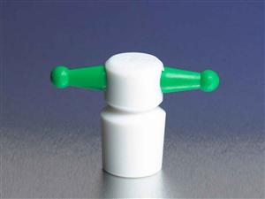 7630-22 | PYREX® No. 22 PTFE Standard Taper Keyhole Stoppers, Color-Coded