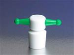 7630-9 | PYREX® No. 9 PTFE Standard Taper Keyhole Stoppers, Color-Coded