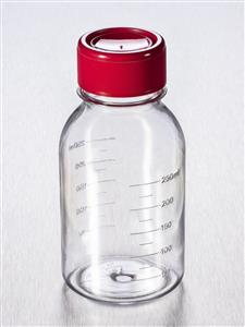 8390 | Costar® 250 mL Traditional Style Polystyrene Storage Bottles with 45 mm Caps