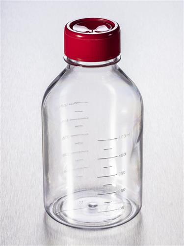 8393 | Costar® 500 mL Traditional Style Polystyrene Storage Bottles with 45 mm Caps